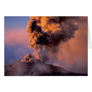Cartão UE, Itália, Sicília, cume do vulcão Etna