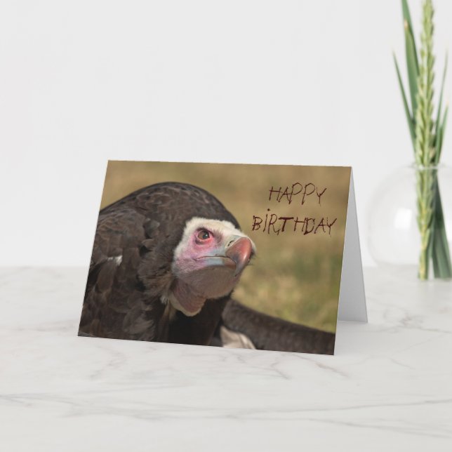 Cartão Ugly Bird Happy Birthday Card (Frente)