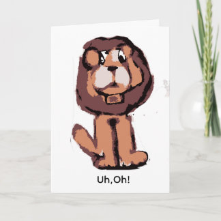 Cartão Uh,Oh