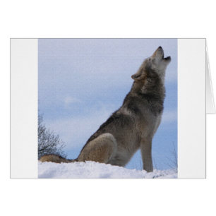 Cartão Uivo de Lobo