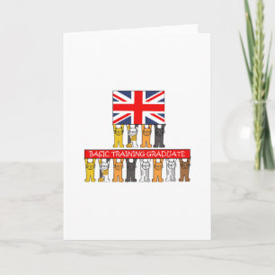 Cartão UK Basic Training Graduate Congratulations