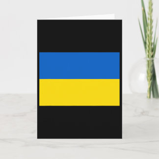 Cartão Ukraine Flag Design 