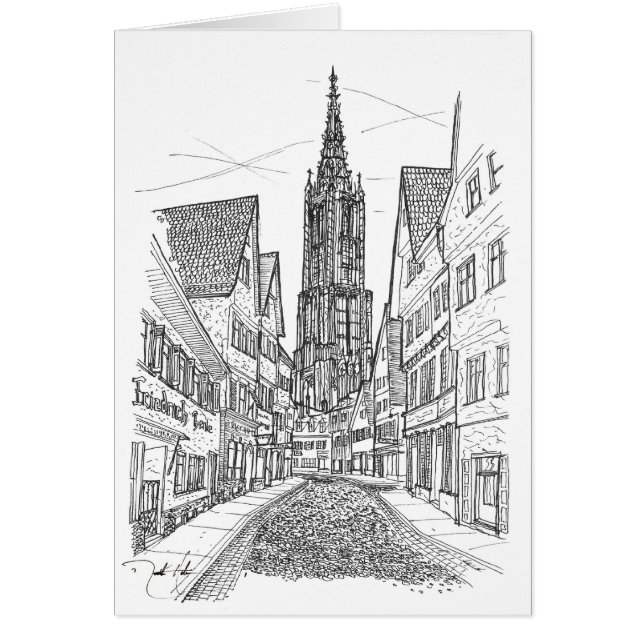 Cartão Ulm Alemanha (Frente)