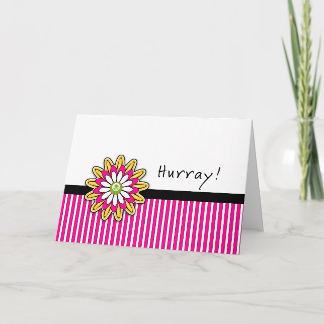 Cartão Última rodada da placa de saudação de radiação - H (Frente)