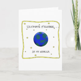Cartão Ultimate Frisbee Is My World