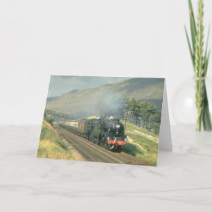 Cartão Último comboio rebocado a vapor da British Rail pa