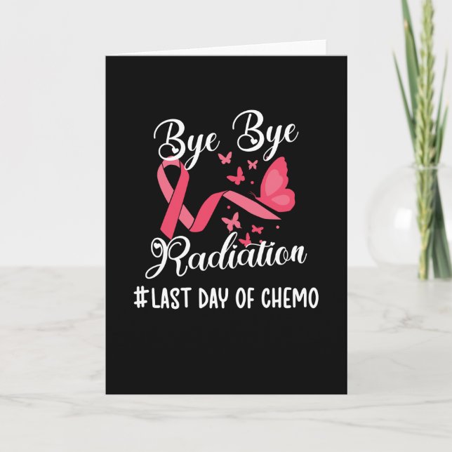 Cartão Último Dia Da Extremidade Da Radiação Do Sobrevive (Frente)
