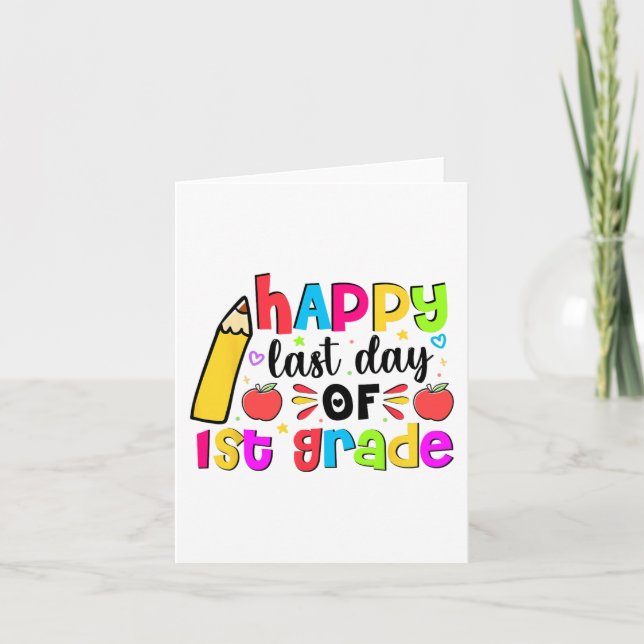 Cartão Último Dia De 11 ruas De Estudantes Do Primeiro Ci (Frente)