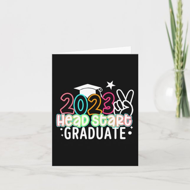 Cartão Último Dia De Crianças Escolares 2023 Formando De  (Frente)