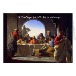 Cartão Último jantar