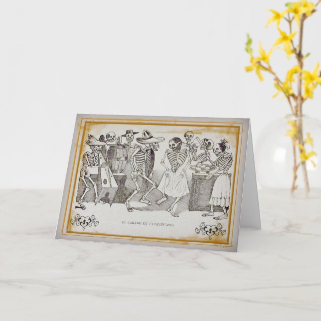 Cartão Ultratumba do en do jarabe do EL - Diâmetro De Los (Flor Amarela)