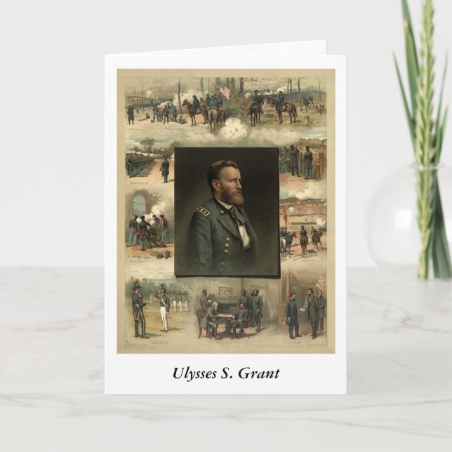 Cartão Ulysses S. Grant, 1885 (Frente)