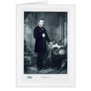 Cartão Ulysses S. Grant, 18o presidente do Sta unido