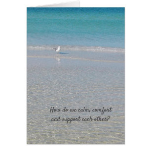 Cartão "Um abraço..................."