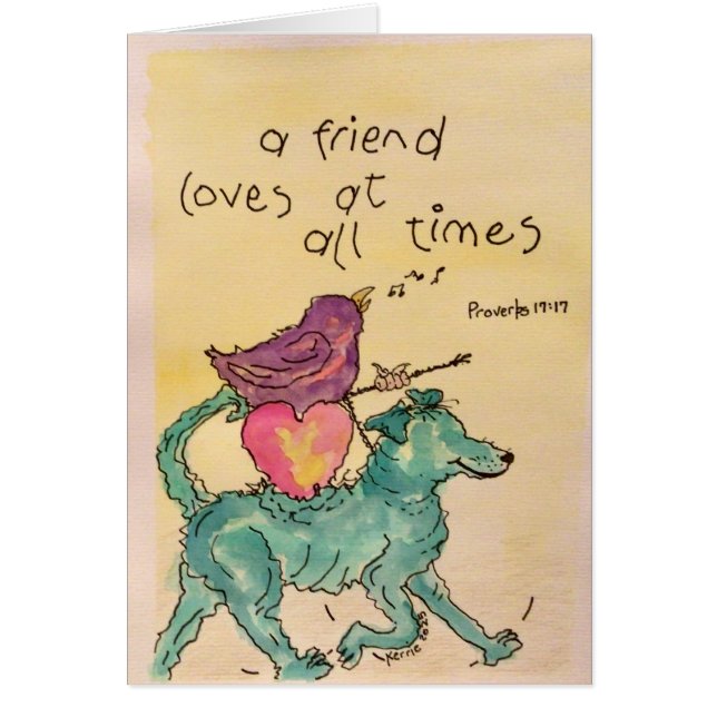 Cartão Um Amigo... (Frente)