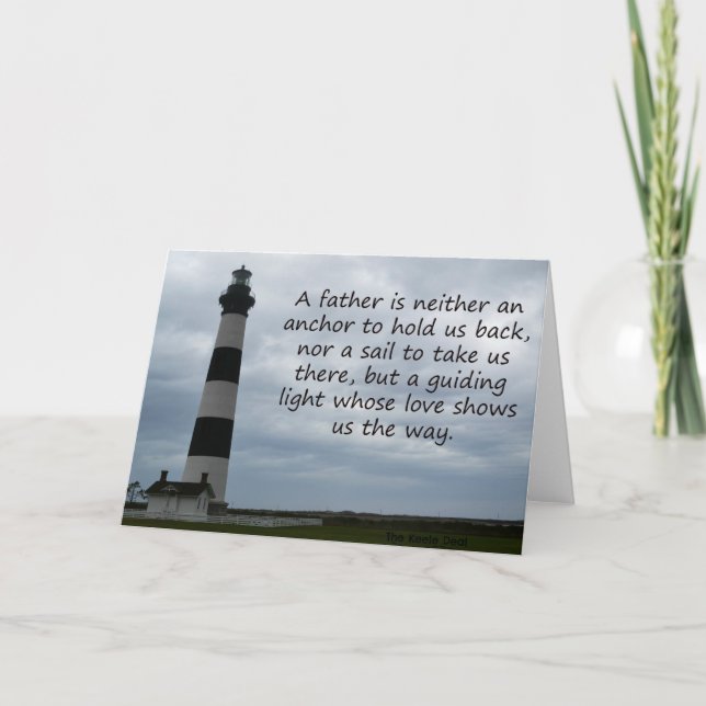 Cartão Um Amor dos Pais nos mostra o caminho (Frente)