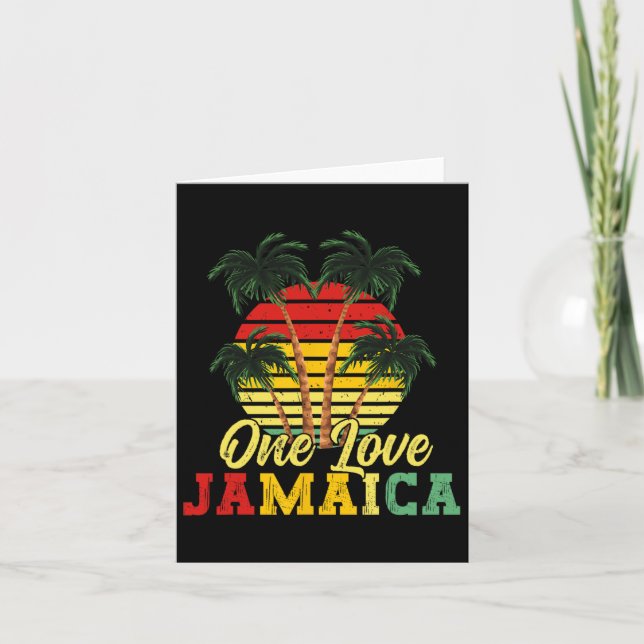 Cartão Um Amor, Jamaica Summer, Férias da Família Jamaica (Frente)