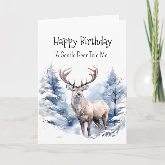 Cartão Um animal de divertimento de aniversário da person (Frente)