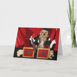 Cartão Um Aniversário de Truque Mágico