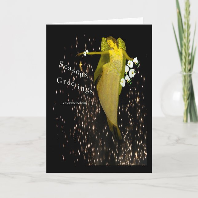 Cartão um anjo solteiro (Frente)