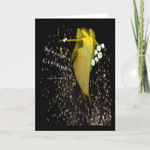 Cartão um anjo solteiro