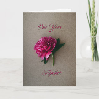 Cartão Um ano