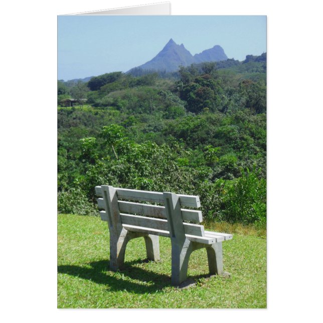 Cartão Um assento com vista (Frente)