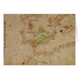 Cartão Um atlas náutico