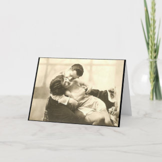 Cartão Um beijo de saudação