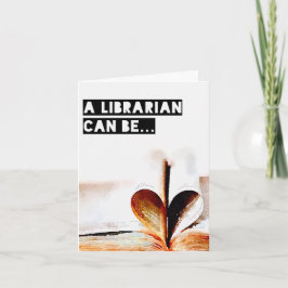 Cartão Um Bibliotecário pode ser... um advogado!