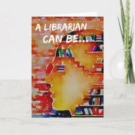 Cartão Um bibliotecário pode ser… um notecard!