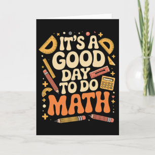 Cartão Um Bom Dia Para Fazer Professor De Matemática Aman