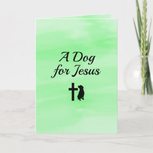 Cartão Um Cão para a Simpatia Poema de Jesus