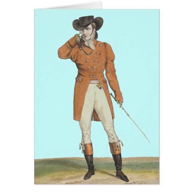 Cartão - Um cavalheiro considerável "incrível" francês (Frente)