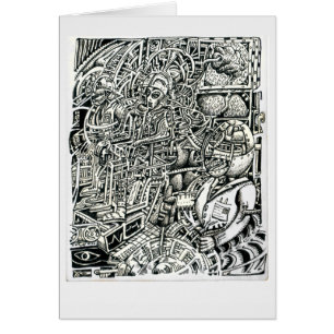 Cartão Um choque para o sistema (cadeira elétrica)