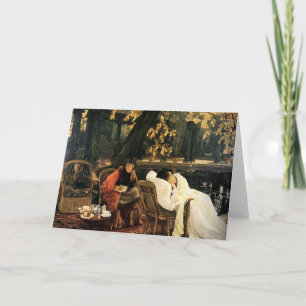 Cartão Um Convalescente - James Tissot - Arte Antiga