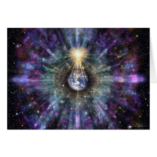 Cartão Um Coração Terra Um (Frente Horizontal)