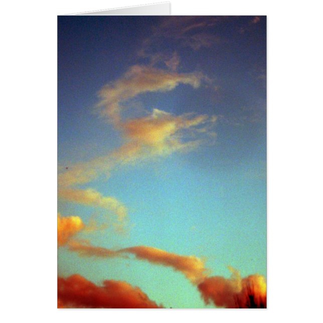 Cartão um da nuvem (Frente)