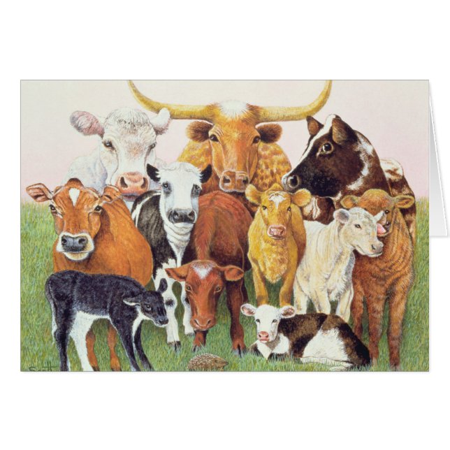 Cartão Um desconhecido de surpresa (Frente Horizontal)