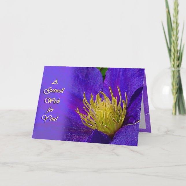 Cartão Um Desejo Getwell Para Você (Frente)