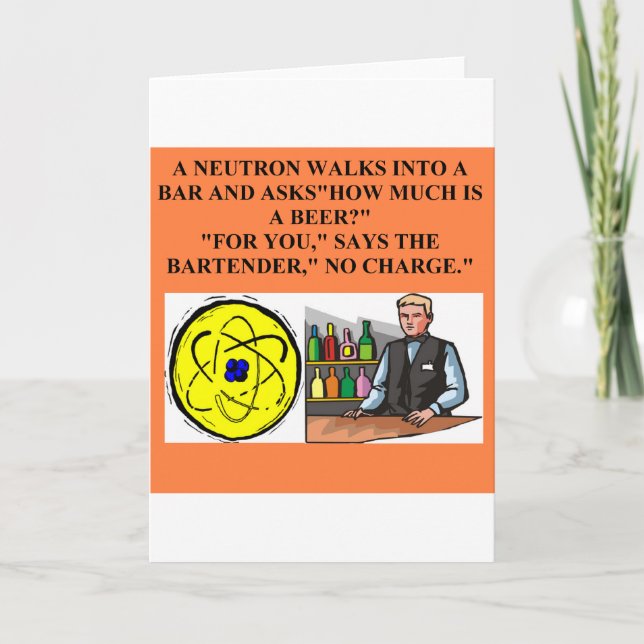 Cartão Um Design de Física do Excelente (Frente)