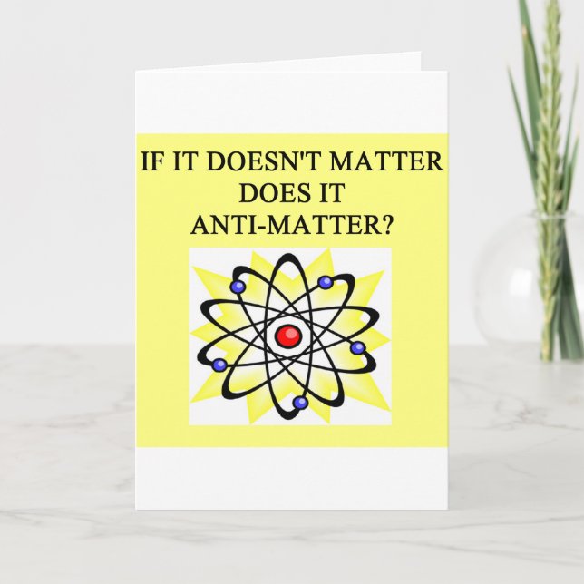 Cartão Um Design de Física do Excelente (Frente)