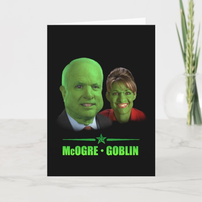 Cartão Um Dia das Bruxas republicano! (Frente)