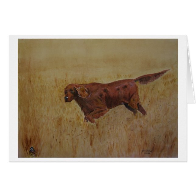 Cartão Um dia de saída irlandês (Frente Horizontal)