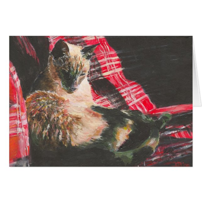 Cartão Um dia livre ensolarado (Frente Horizontal)