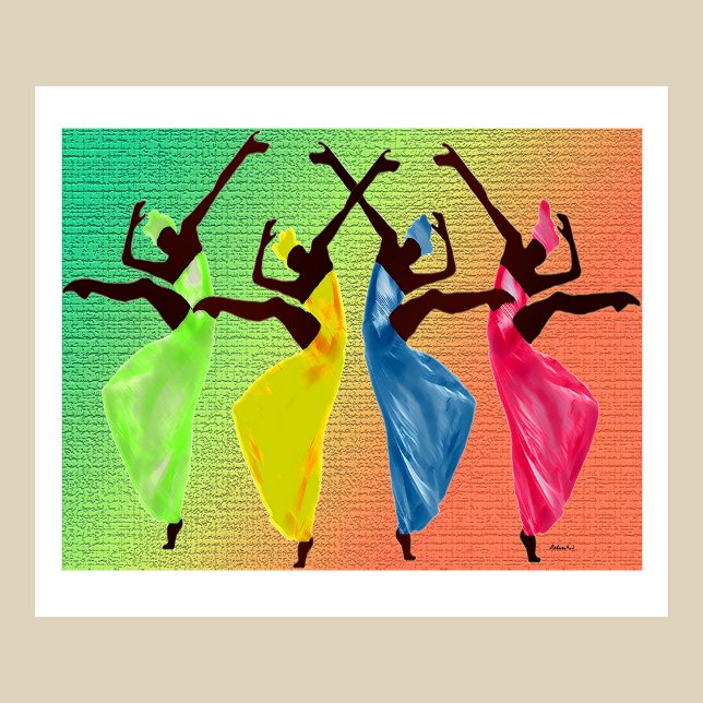 Cartão Um dos maiores presentes da vida é dança (Criador carregado)