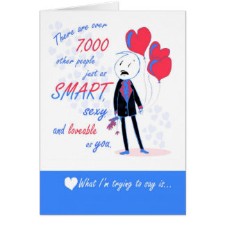 Cartão Um em milhão - amor alegre de Snarky você