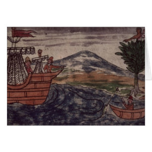 Cartão Um espião indiano observa