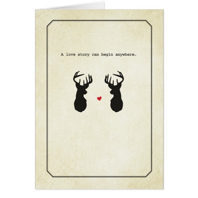 Cartão Um fanfarrão Love Story (Frente)