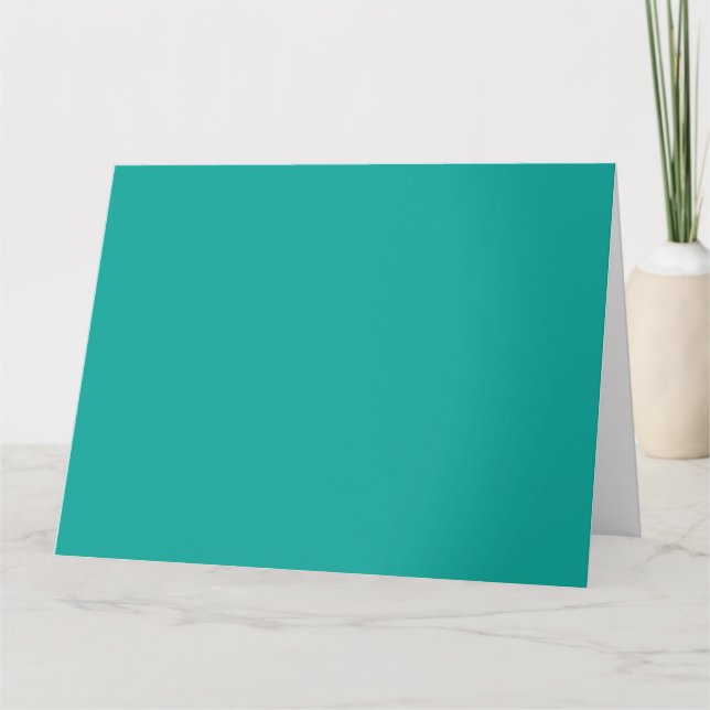 Cartão Um fundo gradiente misturando azul em verde. (Frente)